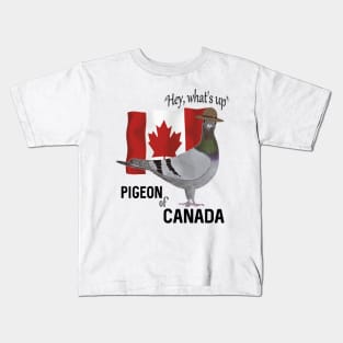 Pigeon of Canada Greeting Kids T-Shirt